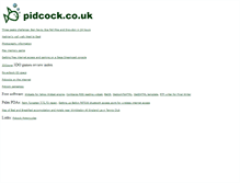 Tablet Screenshot of pidcock.co.uk